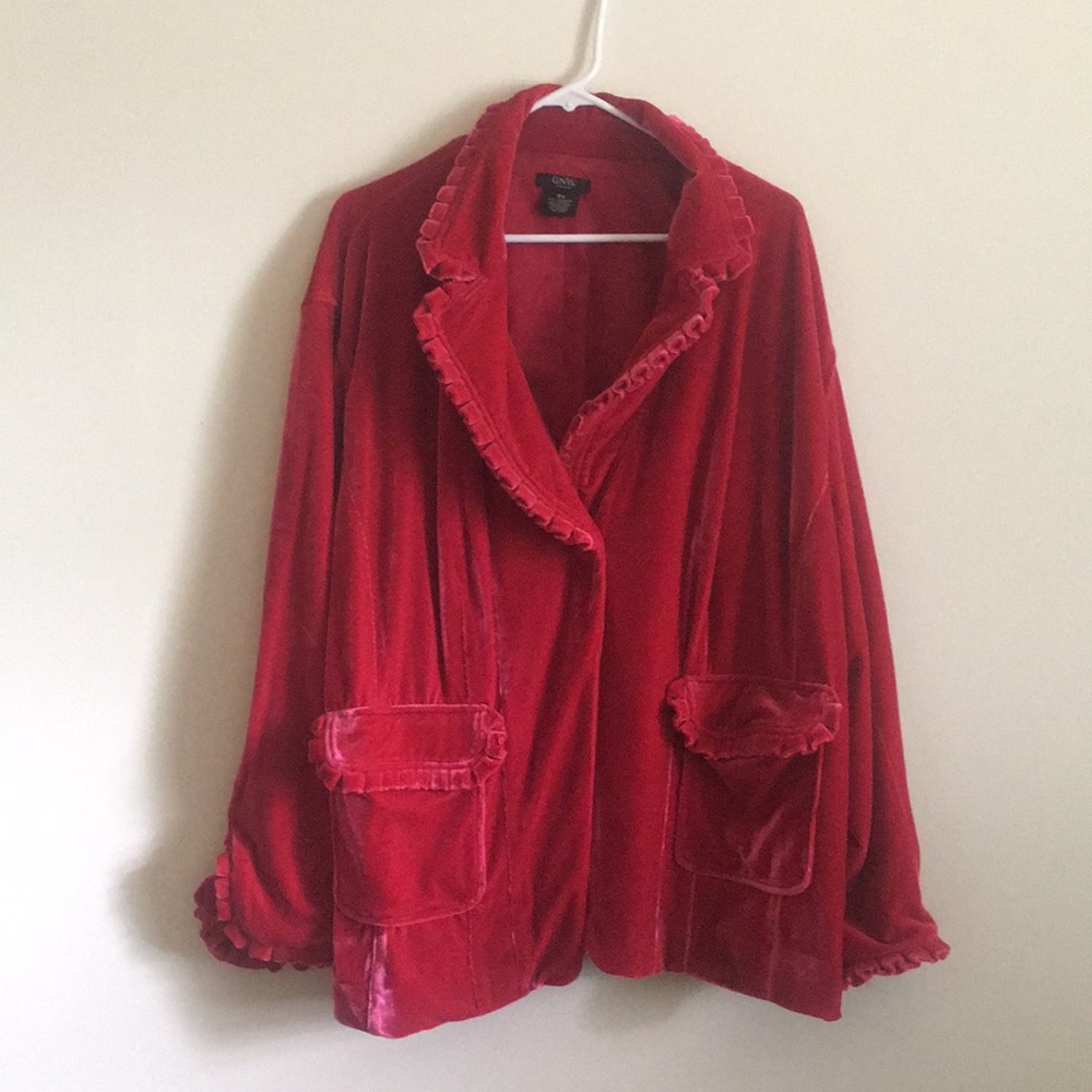 Velvety jacket